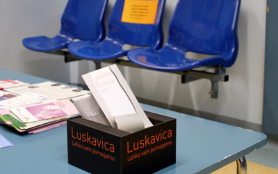 Predstavitev problematike luskavice in dejavnosti društva