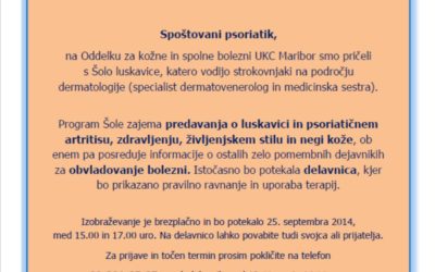 ŠOLA LUSKAVICE, 25. september 2014