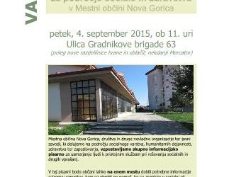 Odprtje informacijske pisarne za področje sociale in zdravstva