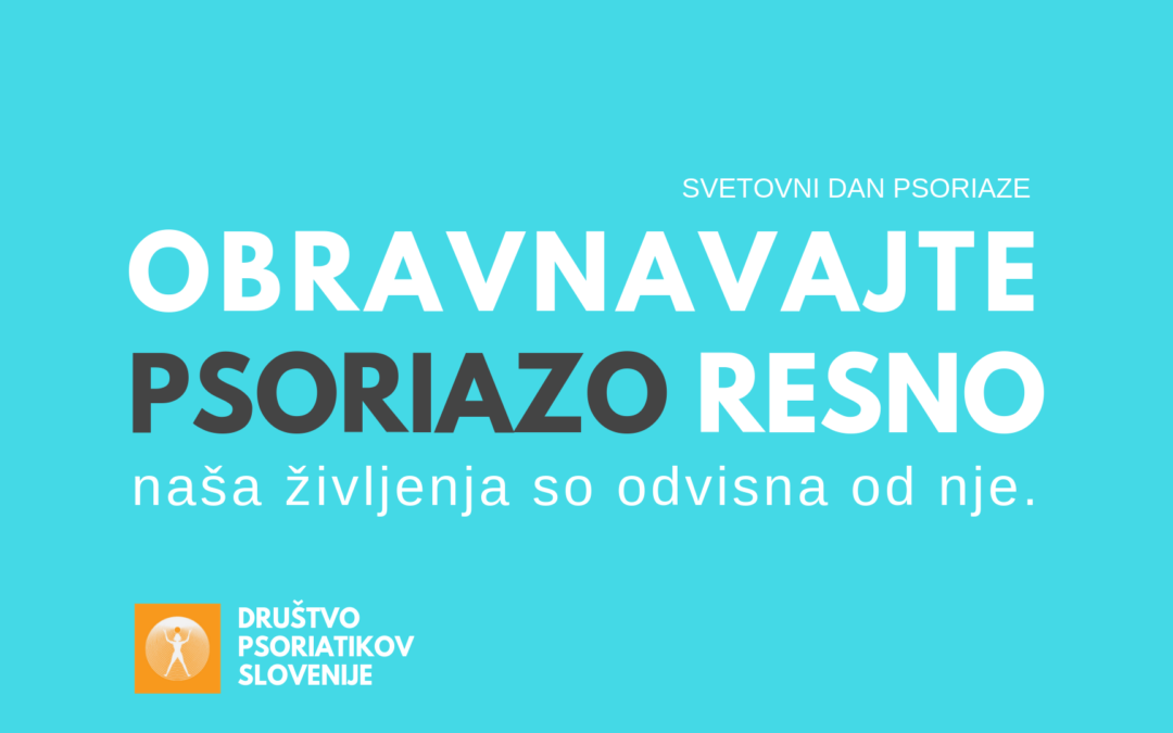 OBRAVNAVAJTE PSORIAZE RESNO
