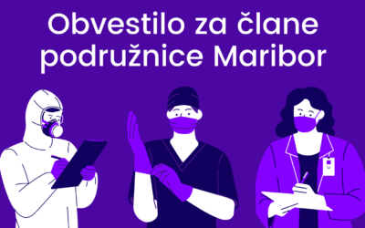 Obvestilo za podružnico Maribor