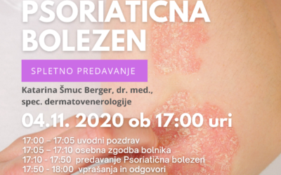 Spletno predavanje Psoriatična bolezen