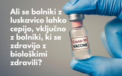 Ali se bolniki z luskavico lahko cepijo, vključno z bolniki, ki se zdravijo z biološkimi zdravili?