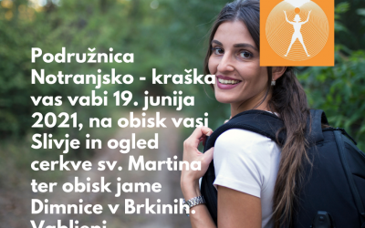 Vabilo na izlet podružnice Notranjsko – kraška