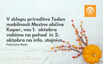 Teden mobilnosti Mestne občine Koper
