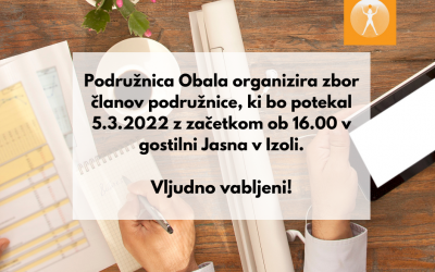 Zbor članov podružnice Obala