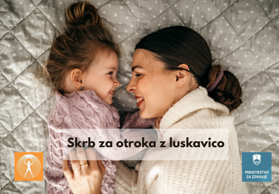 Skrb za otroka z luskavico