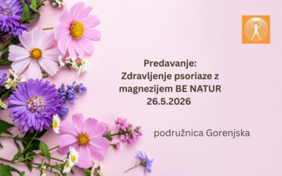 Predavanje: Zdravljenje psoriaze z magnezijem BE NATUR